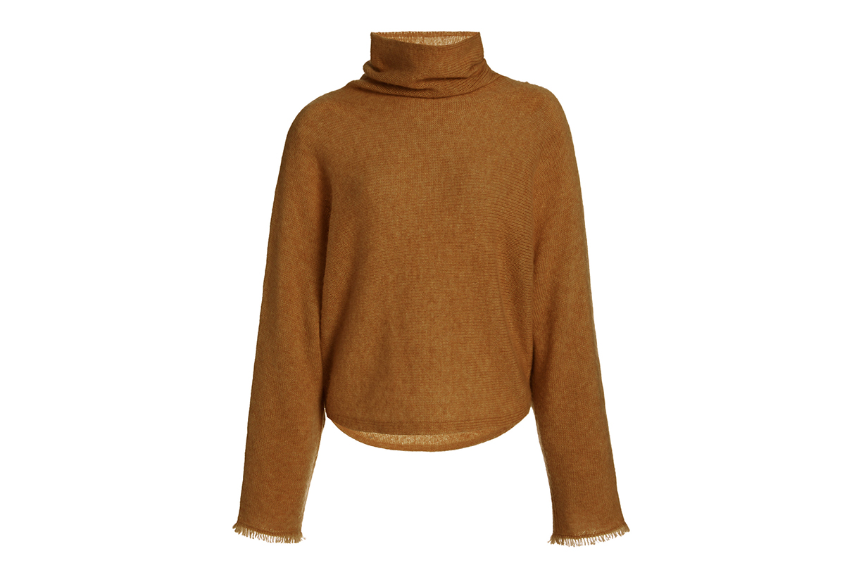 Vince Wool-Cashmere Turtleneck Sweater