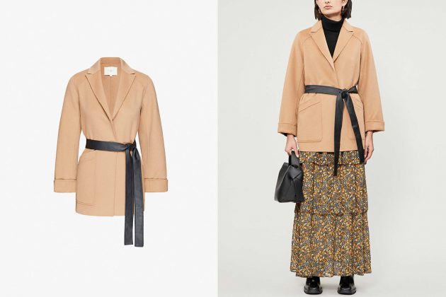 son ye jin maje camel coat outfit where buy