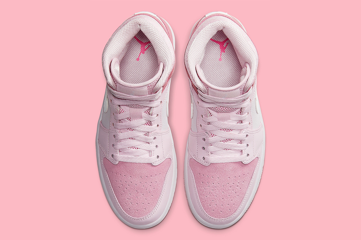 air Jordan 1 mid pink white release info
