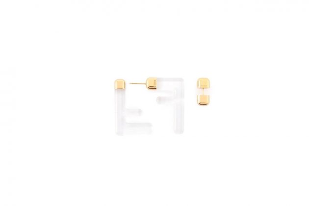 fendi motif logo earring 2020 ss accessories