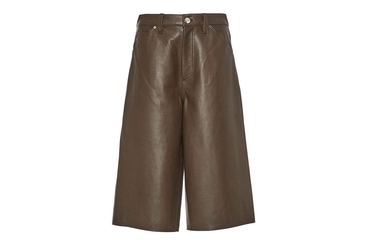 Goldsign Leather Shorts