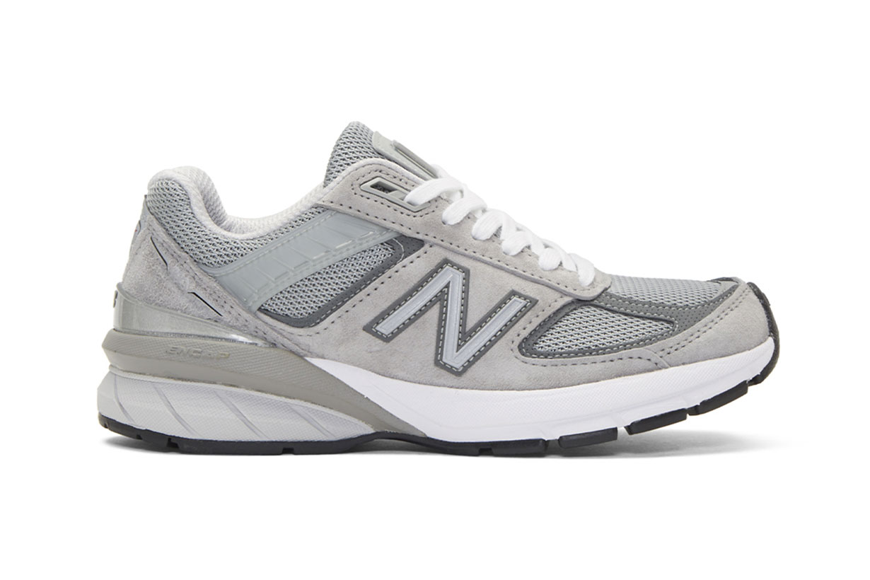New Balance Grey Made In US 990 V5 Sneakers
