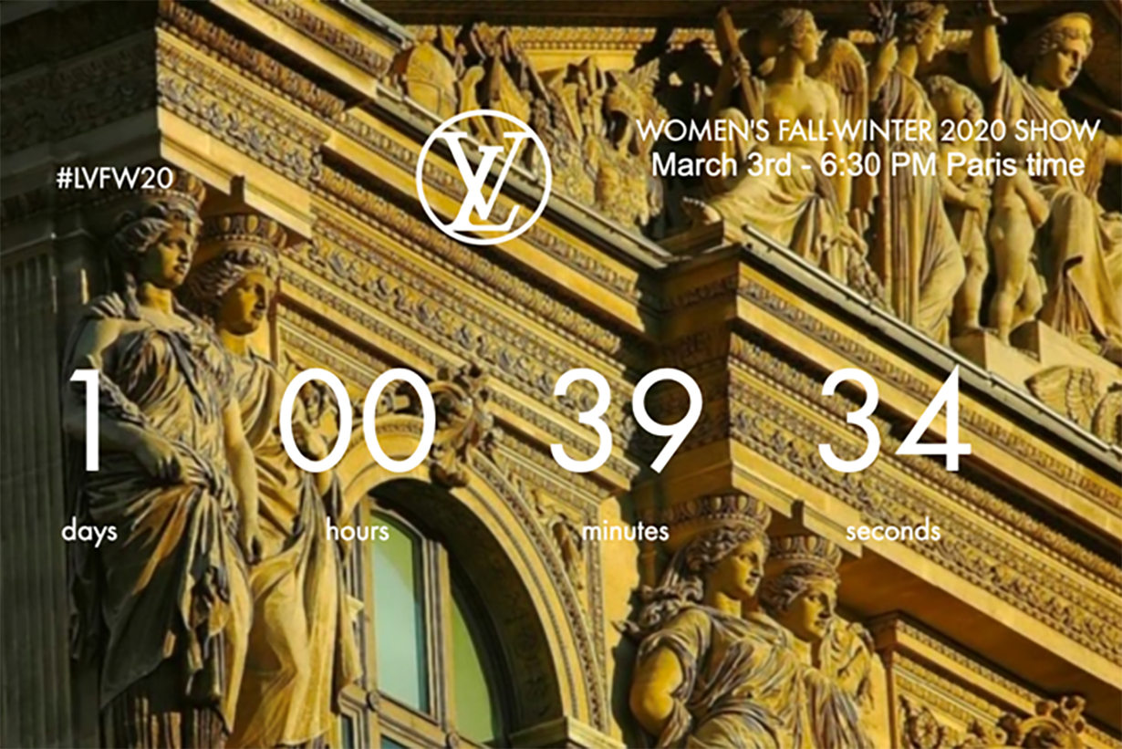 #PFW：近距離欣賞 Louis Vuitton 2020 秋冬系列！約定你們今晚同步直播