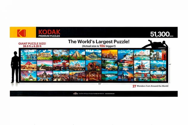 kodak world's largest puzzle stay home giant