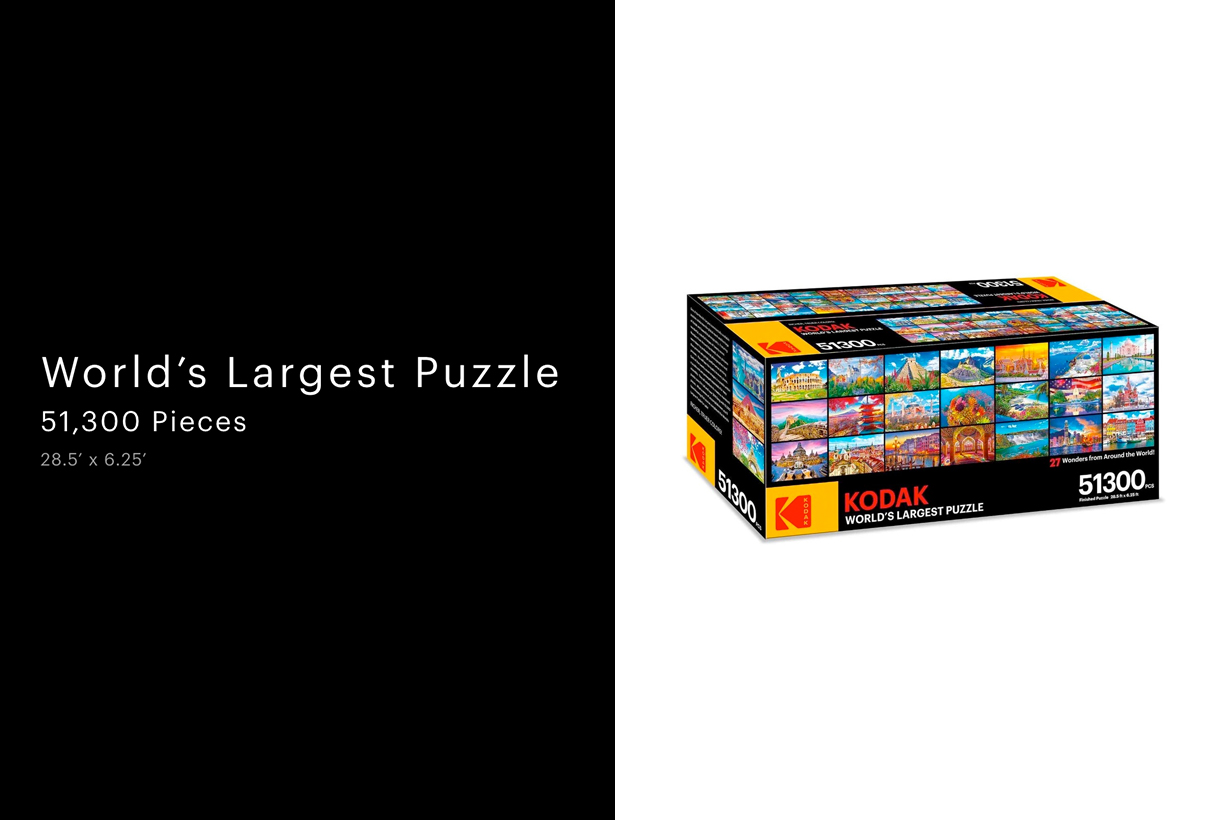 kodak world's largest puzzle stay home giant