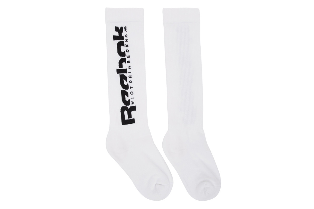 Reebok By Victoria Beckham White VB Basketball Socks