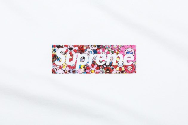 Supreme x 村上隆攜手經典Logo Tee：以名作《花與骷髏》呼應生死，所得 