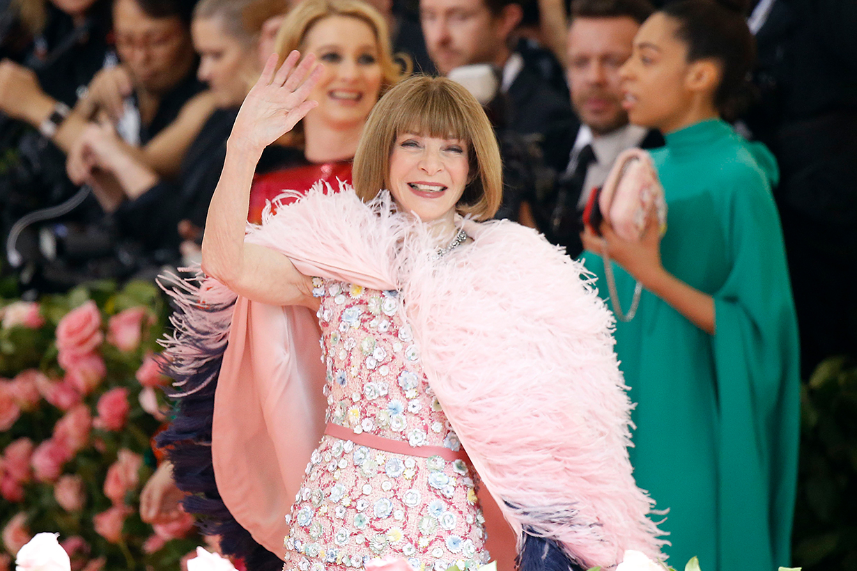 Anna Wintour attends The 2019 Met Gala Celebrating Camp: Notes on Fashion at Metropolitan Museum of Art on May 06, 2019 in New York City.