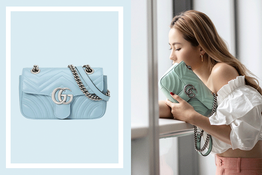 時尚達人最愛的 IT Bag：Gucci GG Marmont 系列推出全新棉花糖色調，時尚度與浪漫感兼備！