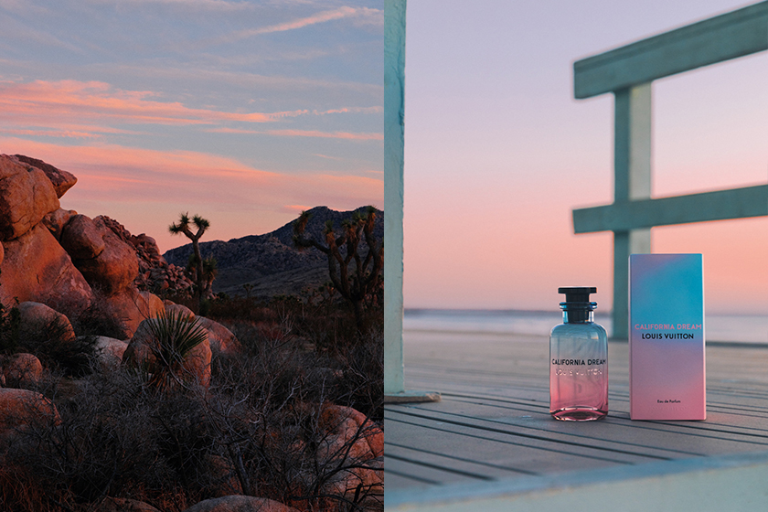 Louis Vuitton 充滿夢幻情調的新香氛，漸層瓶身裡裝的是加州夕陽！