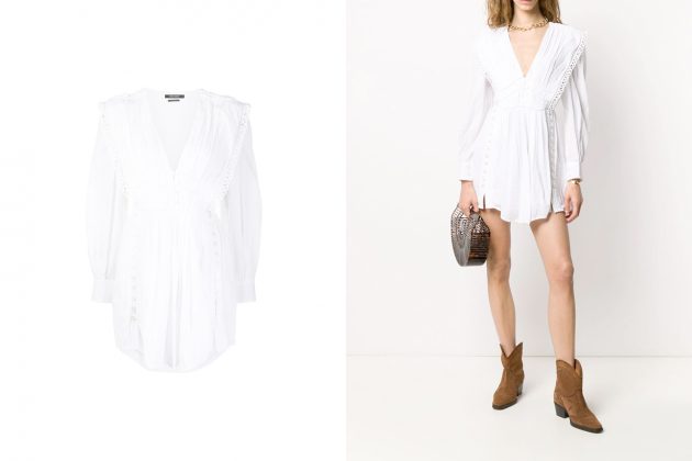 IU eight Isabel Marant white dress where buy