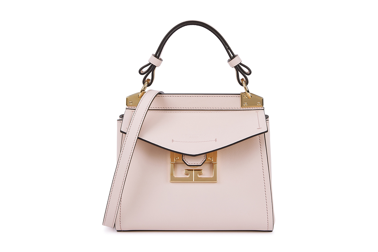 GIVENCHY Mystic mini pink leather top handle bag
