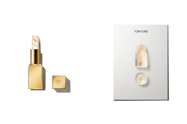 Tom Ford 24K 透明唇膏極致奢華：金箔如花瓣灑落在透明唇膏中，這裡可以便宜入手！