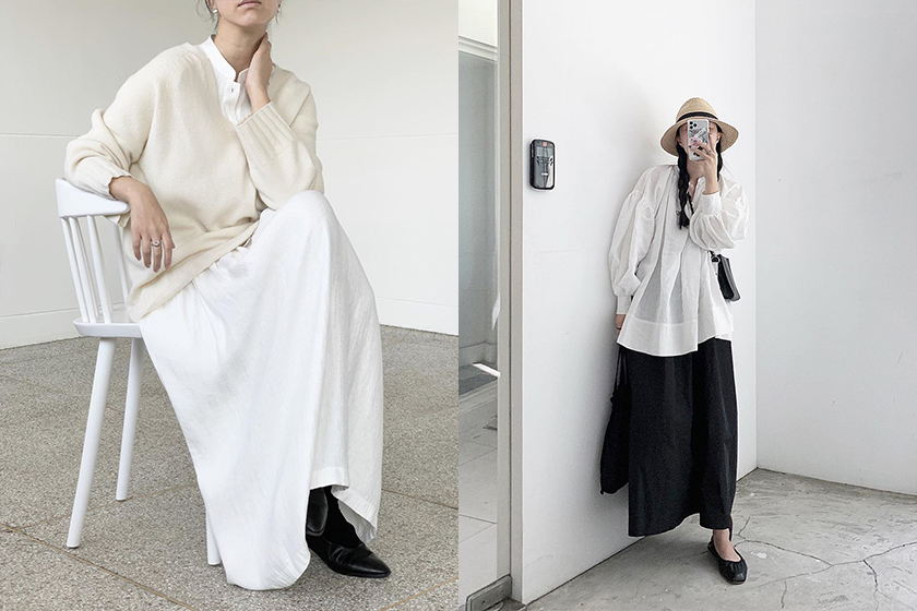 偷師這個韓國女生穿搭：只用黑白極簡色調，卻能穿出舒適又時髦的風格！