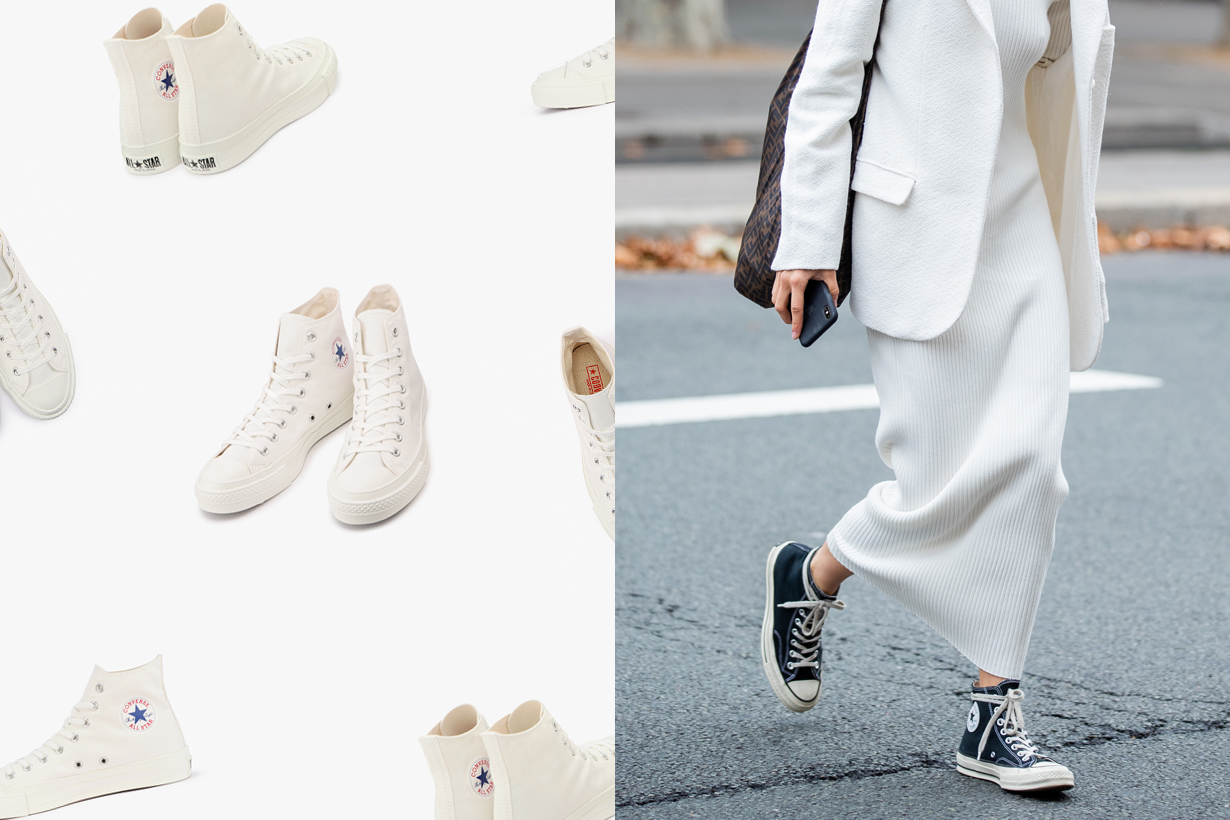 Converse Japan 推出一雙全白帆布鞋，為什麼能比基本款貴上一倍的價錢？