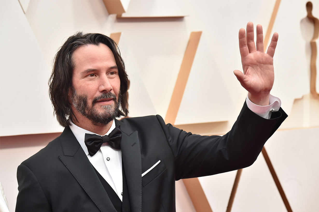 Keanu Reeves attends the 92nd Annual Academy Awards at Hollywood and Highland on February 09, 2020 in Hollywood, California.