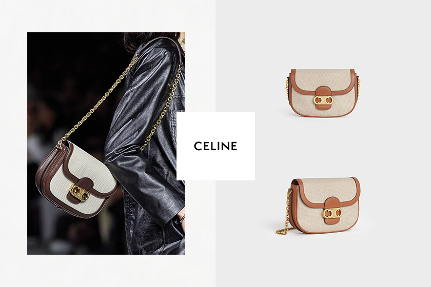 Celine Chain Maillon Triomphe 全新極簡鍊帶包，讓妳當個率性不羈的70 ...