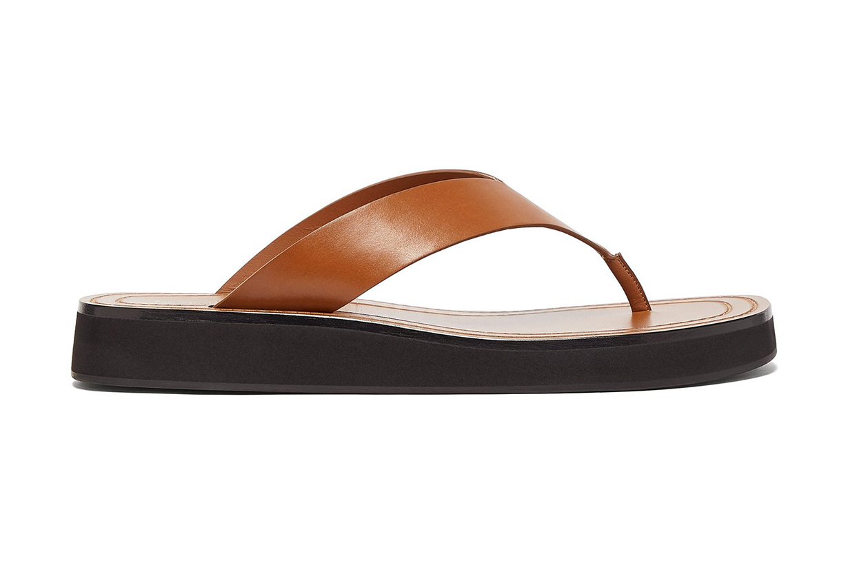 THE ROW Ginza leather sandals