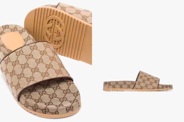 gucci slides monogram GG Supreme sandals where buy 2020