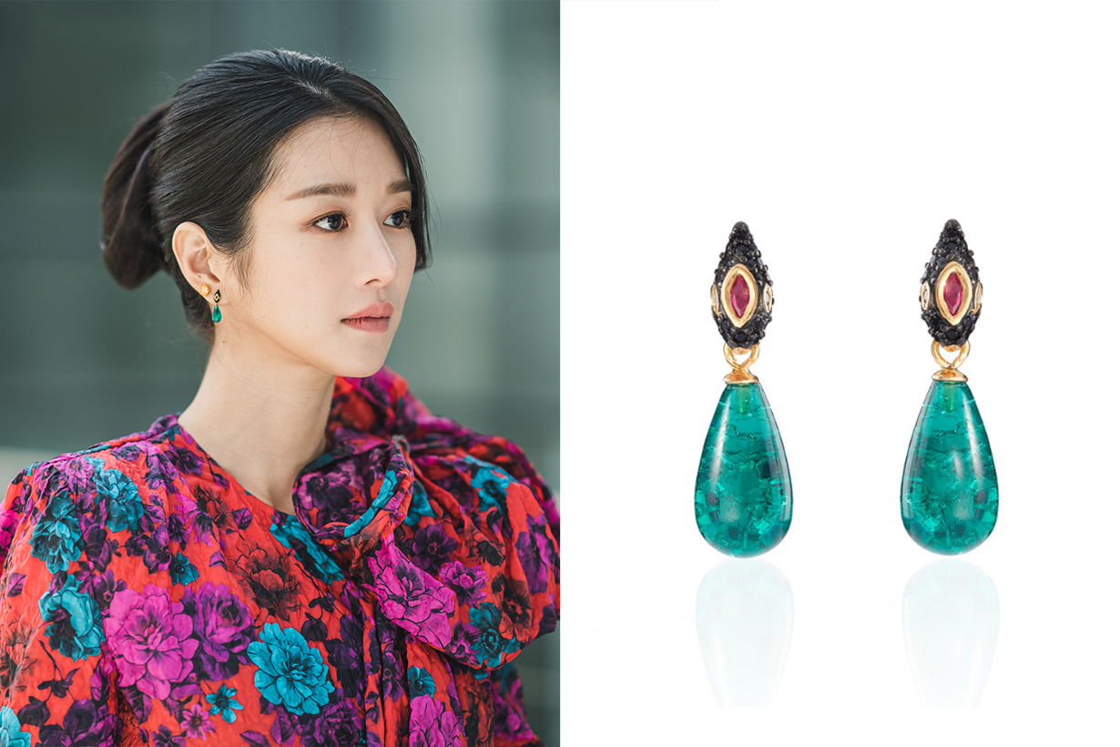 It's Okay to not be Okay Seo Yea Ji Kim Soo Hyun Netflix tvN Drama Korean Drama Styling MANI E PIED SUBYUL GOIU CARTIER HYÈRES LOR  earrings accessories jewelry korean idols celebrities actresses 