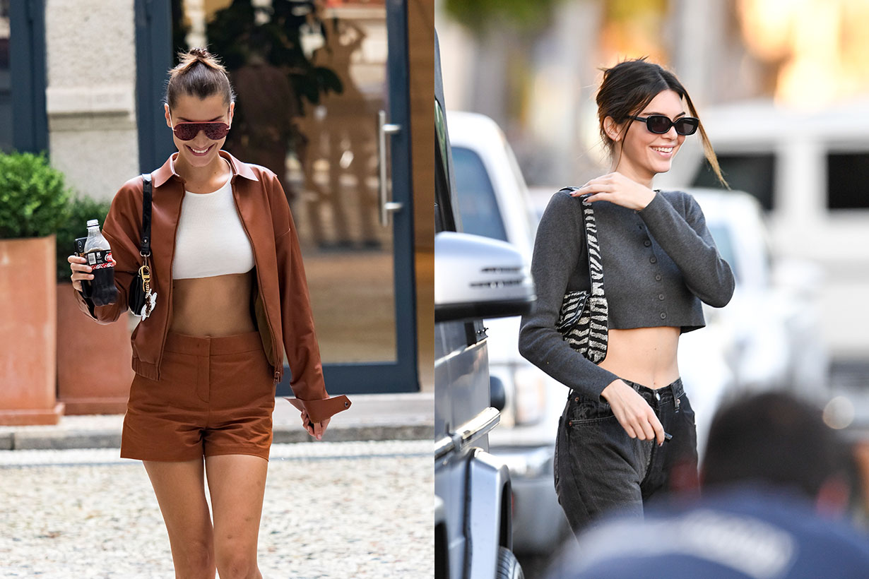Bella Hadid and Kendall Jenner Wore Shoulder Bag