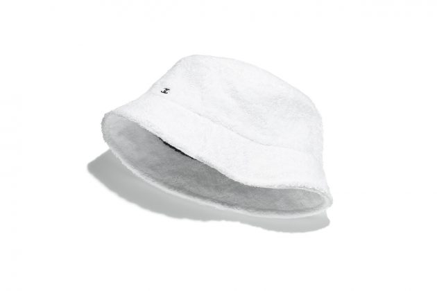 chanel logo bucket hat 2020 white basic black where when