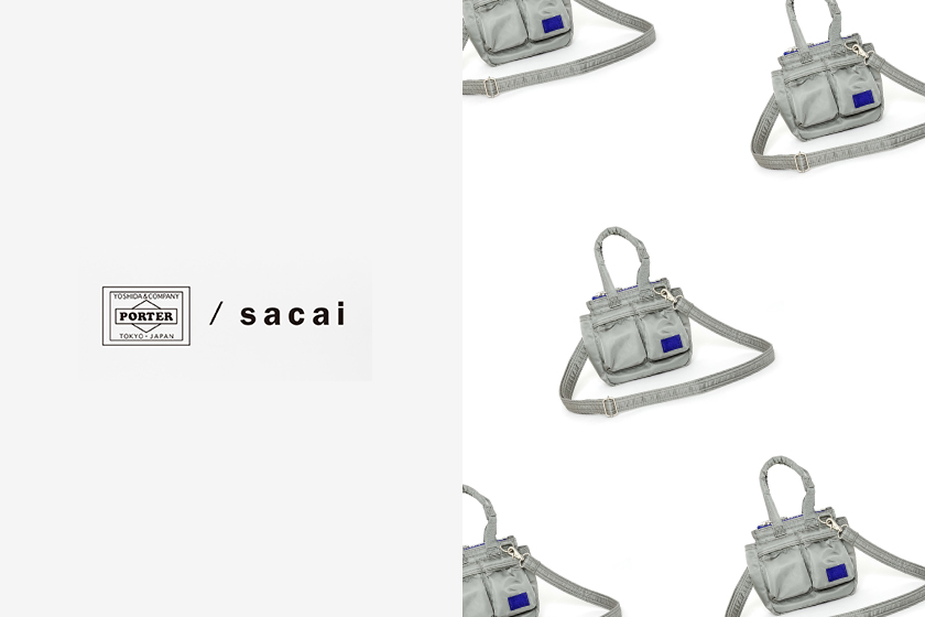 Sacai x Porter 最新聯乘系列，這一款銀色迷你包最受女生歡迎！