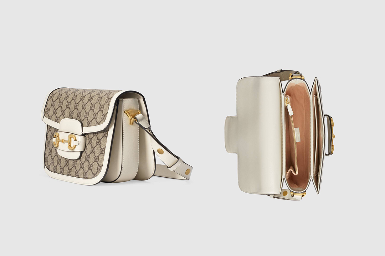 Gucci 1955 Horsebit bags Beige & White handbags 2020