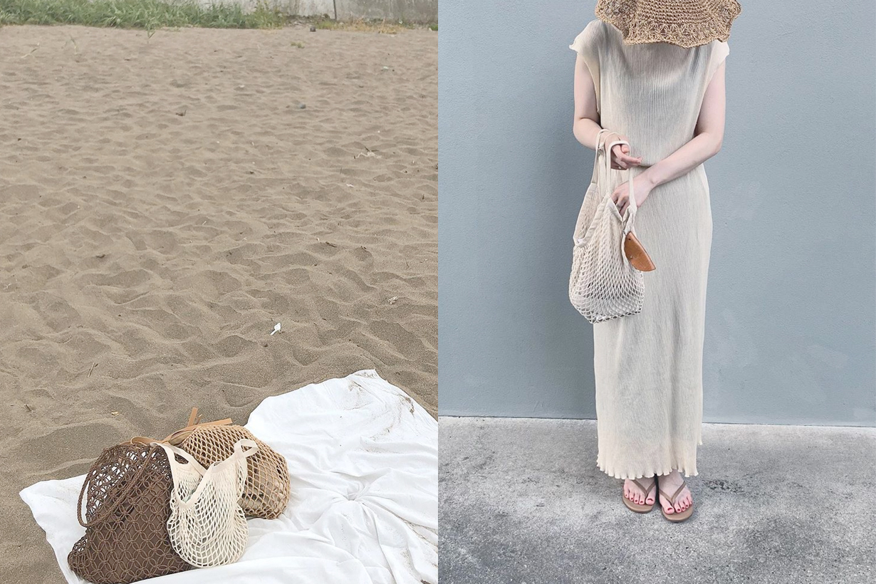 日本女生的夏季穿搭好物，竟是一只不用 JP¥800 的 MUJI 網袋！
