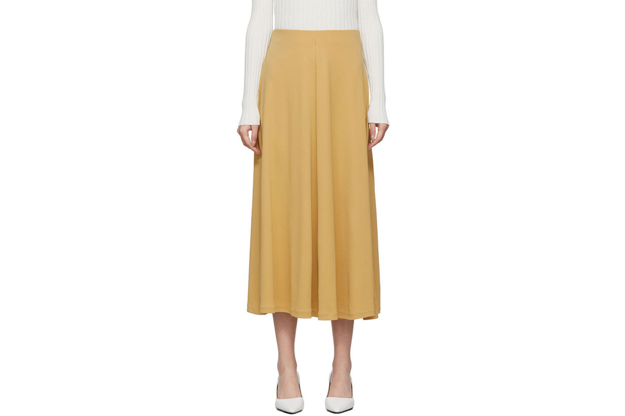 Totême Yellow Varadero Skirt