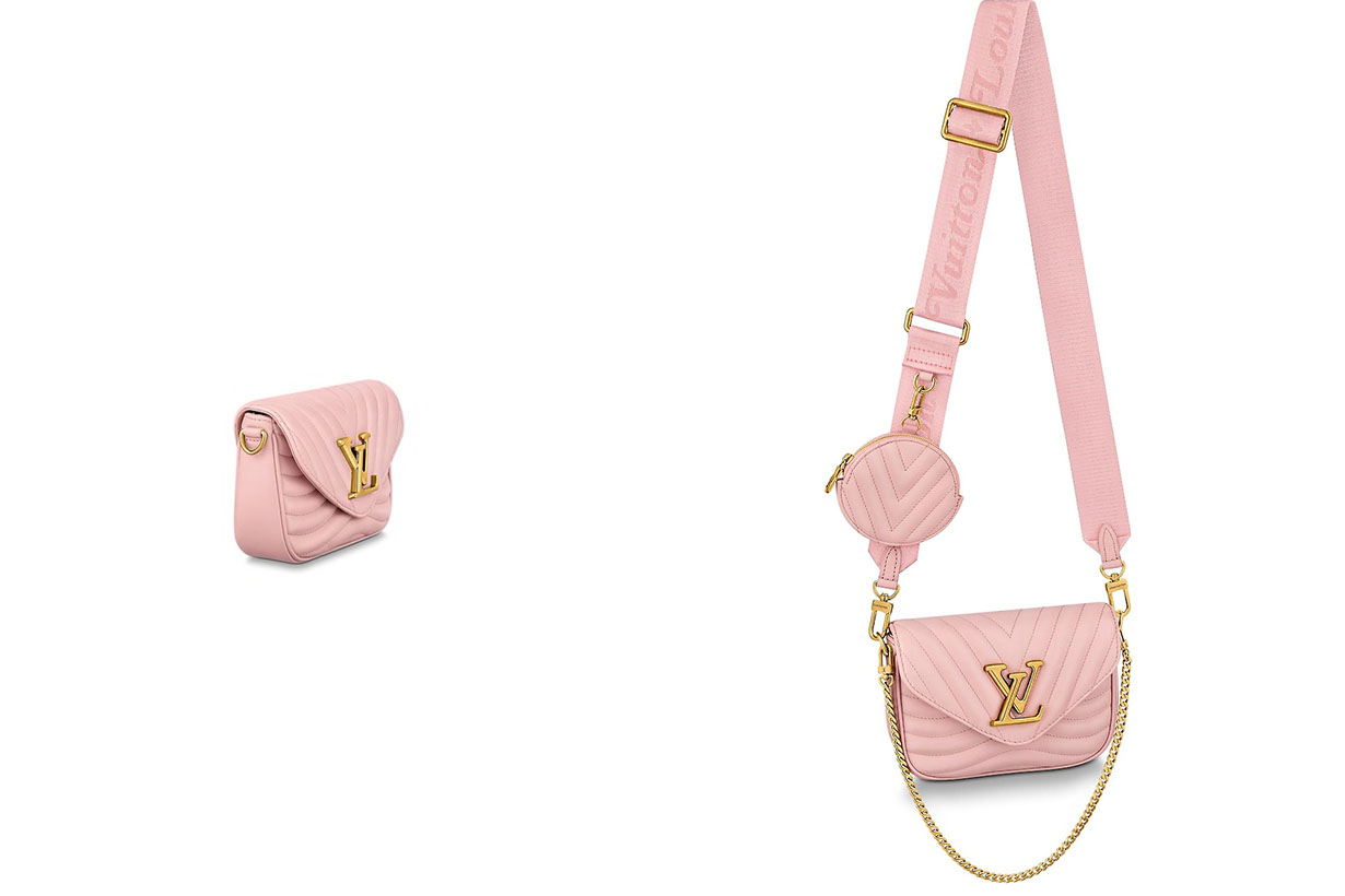 Louis Vuitton New Wave Multi Pochette handbags rose ballerine