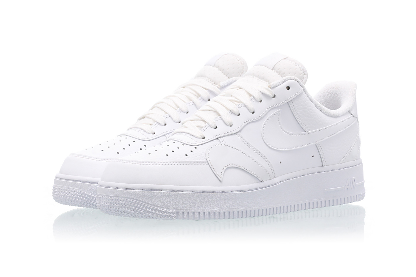Nike Air Force 1 Low LV8 White Swoosh Sneakers