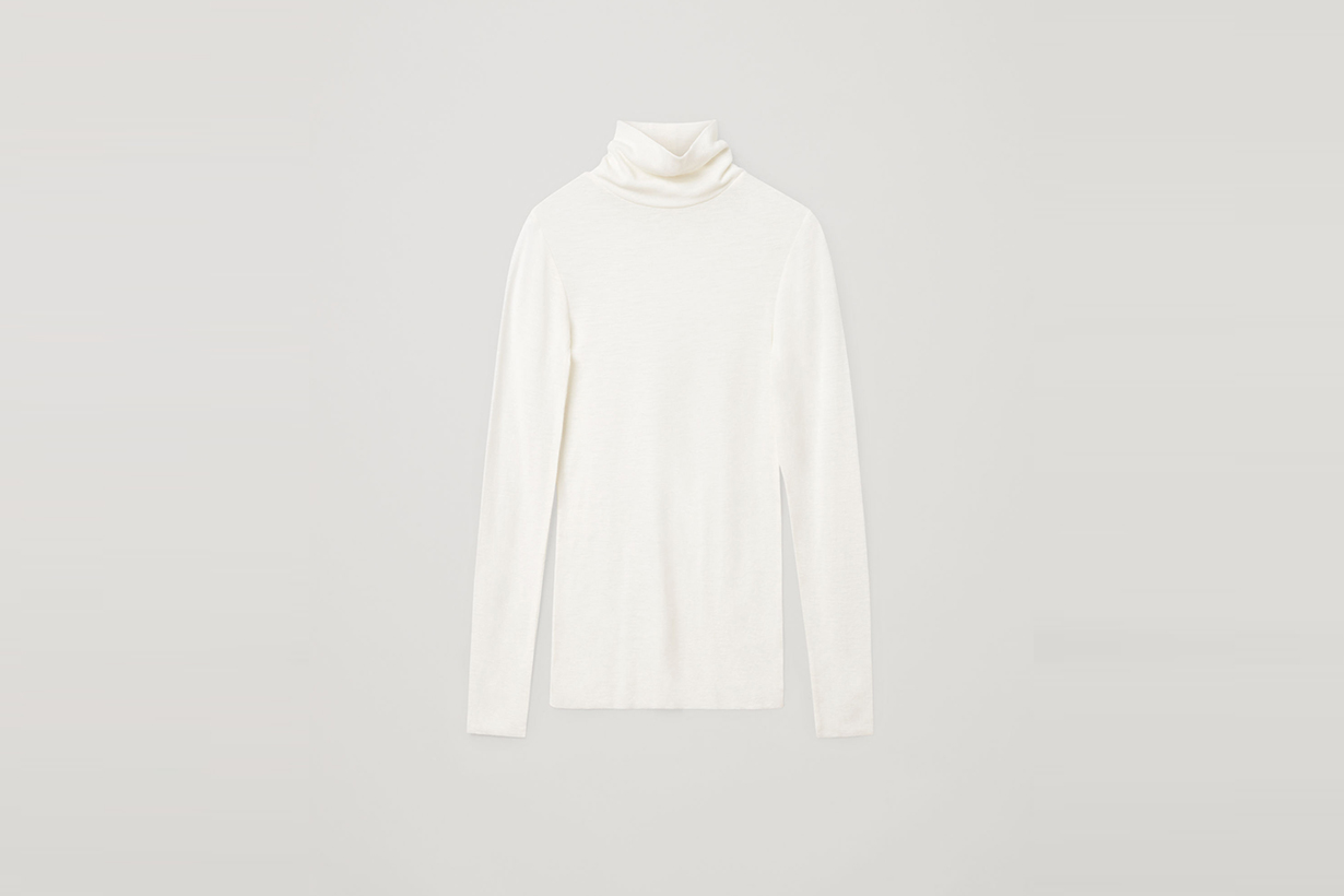 cos core by essentials 2020 fw minimal sustainable knitwear sweaters coats dresses