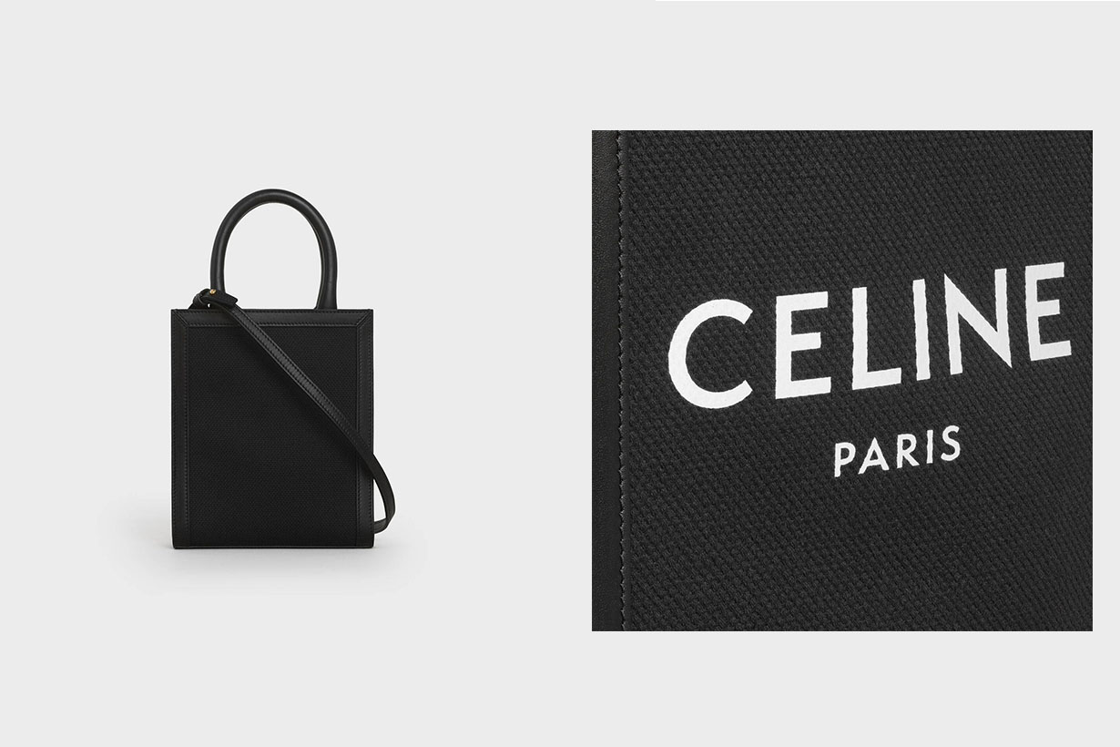 celine mini vertical cabas black handbags 2020