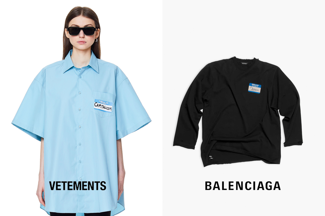 Vetements 的抄襲貼文引起網友熱議，Balenciaga 這風波究竟是 ？