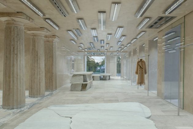 acne studios Stockholm Syndrome bank marble new flagship