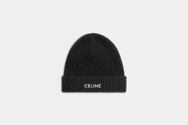 celine cap beanie bucket hat black white 2020 limited unisex