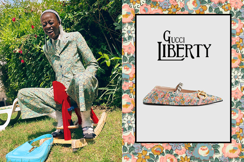 Gucci 聯乘英國頂級碎花設計品牌 Liberty，碰撞出時尚新浪漫主義！