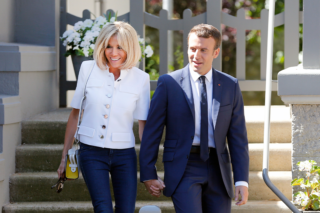 President of France Emmanuel Macron Brigitte Trogneux Celebrities couples Love Story Love Wisdom French People Love Emily in Paris Netflix Lily Collins 