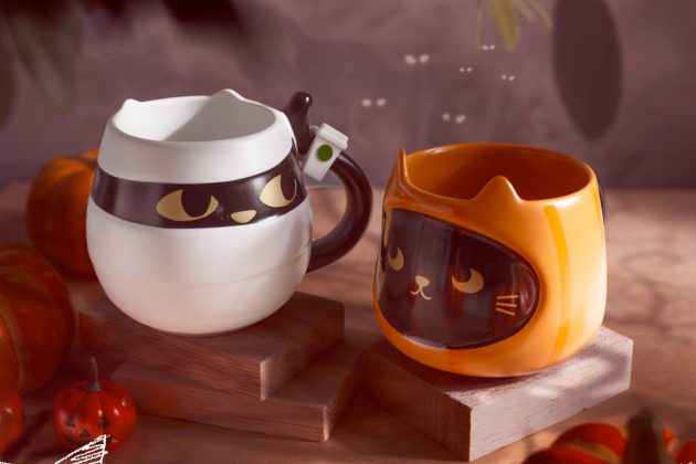 starbucks halloween singapore limited mugs cat lover 2020