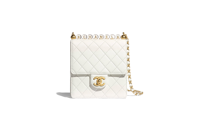 Chanel 2020 fw White Handbags AirPods Case