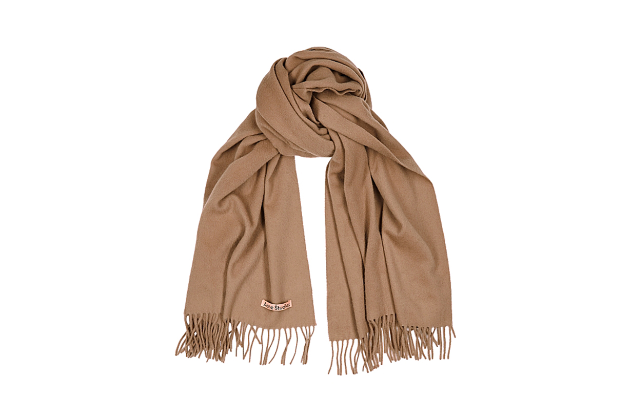 ACNE STUDIOS  Canada camel wool scarf