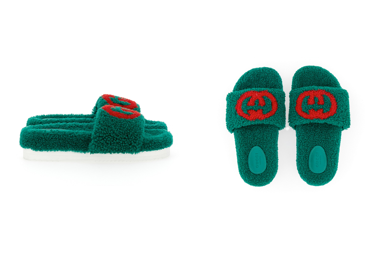 gucci furry slides holiday sandals 2020