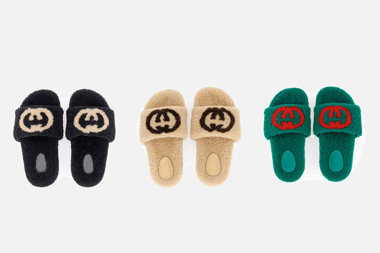 gucci furry slides holiday sandals 2020