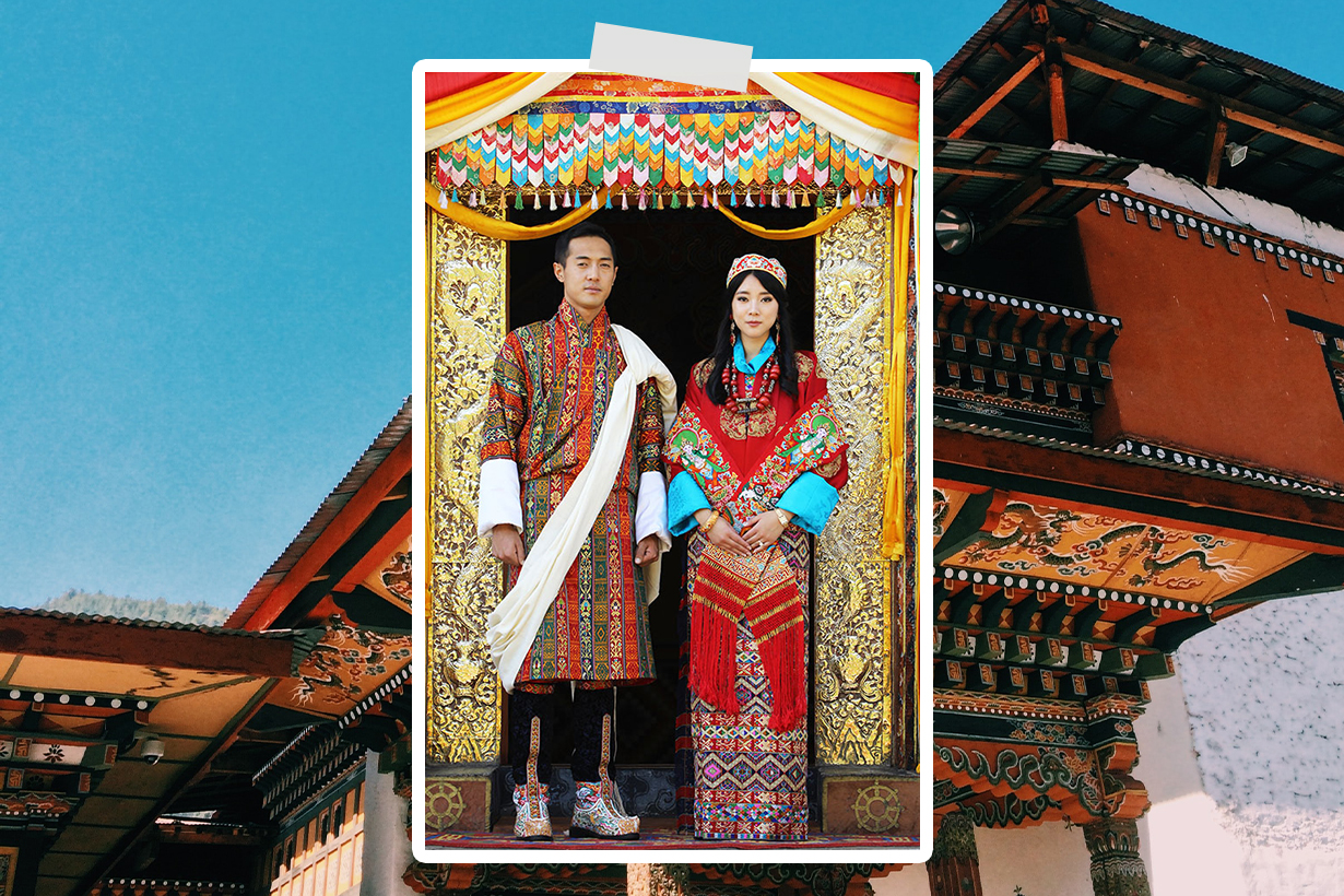 Princess Eeuphelma of Bhutan Dasho Thinlay Norbu King Jigme Khesar Namgyel Wangchuck Queen Jetsun Pema Yeatso Lhamo Jigme Dorji Wangchuck Royal Wedding Royal Marriage Celebrities Couples Love Story