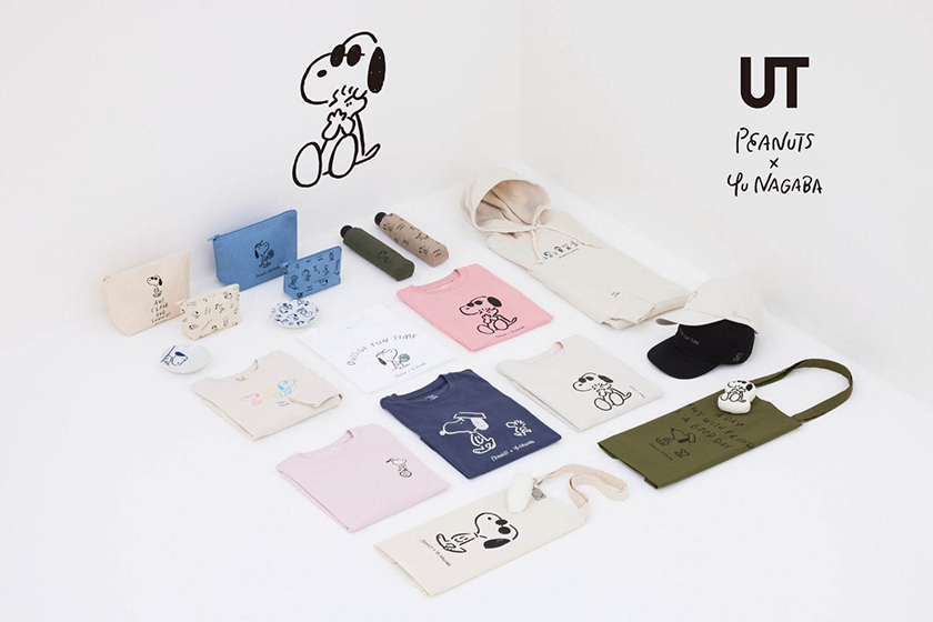 Snoopy Uniqlo UT Yu Nagaba PEANUTS Collaboration