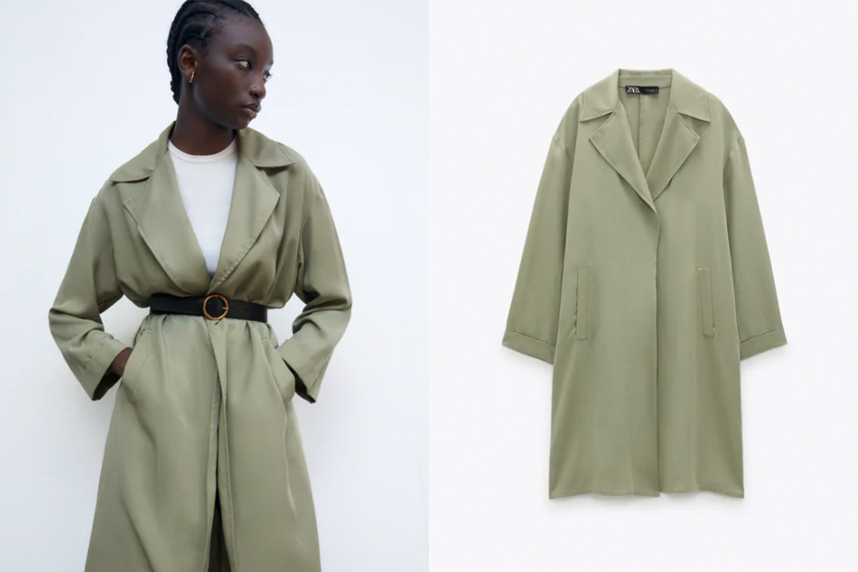 FLOWING TRENCH COAT