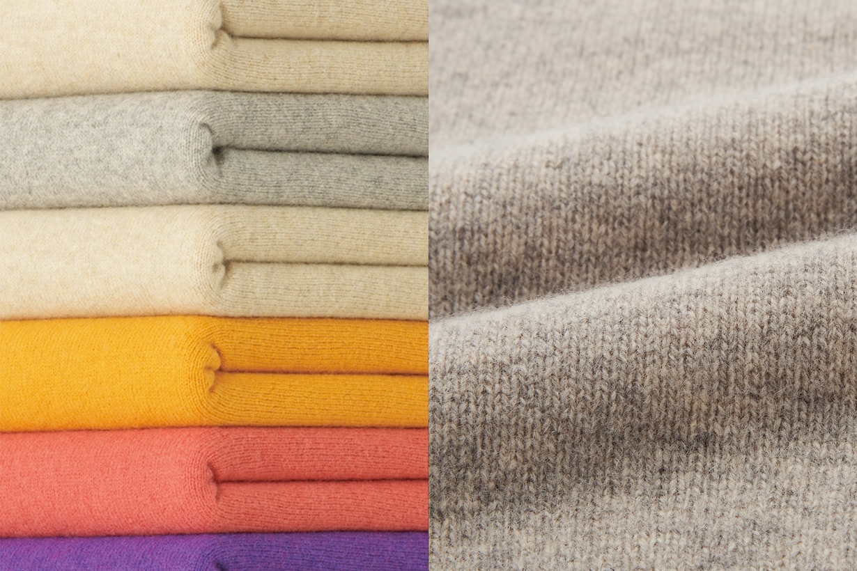 uniqlo preium lambswool knit tops winter comfy basic