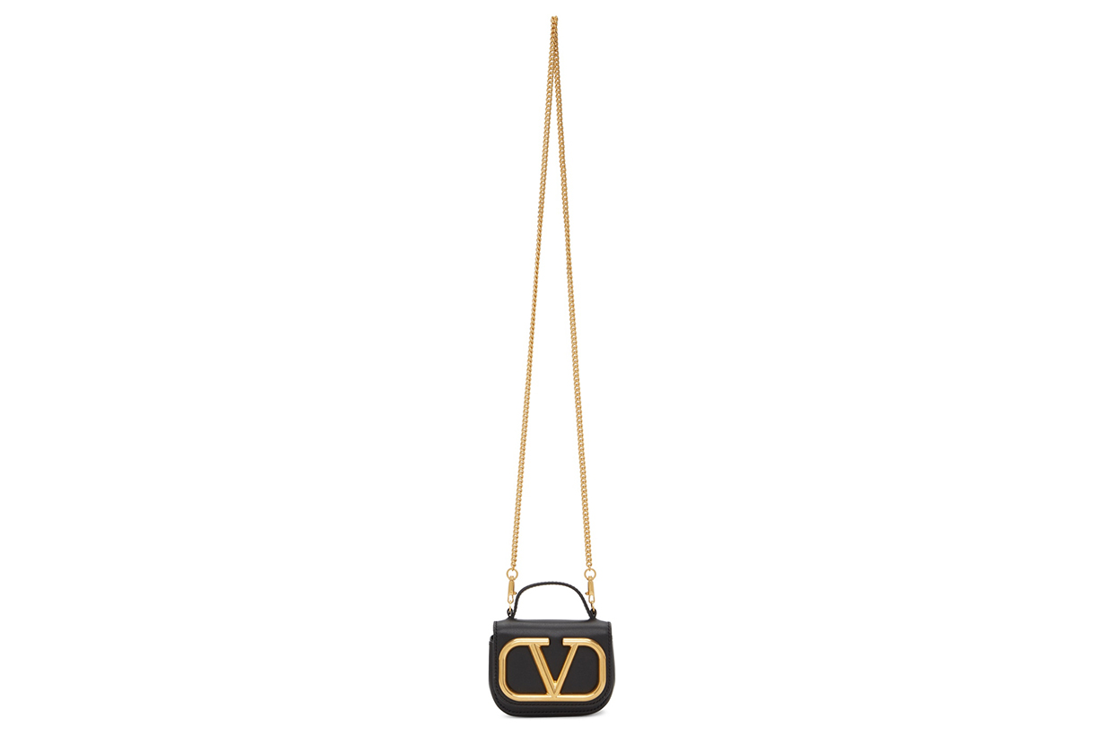 VALENTINO Black Valentino Garavani VLogo Shoulder Bag