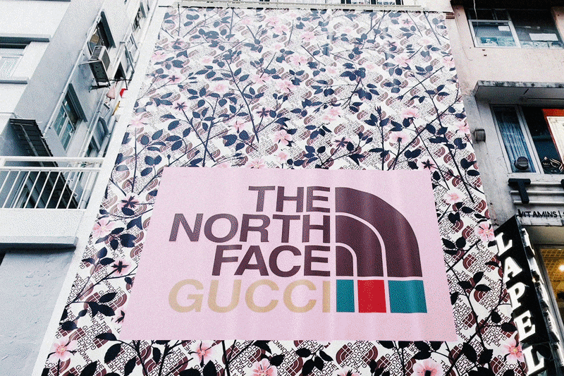 一開賣就被搶購！Gucci Pin 於 2021 與 The North Face 推出人氣聯乘系列